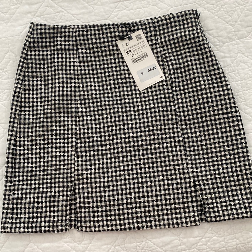 Plaid Mini Skirt